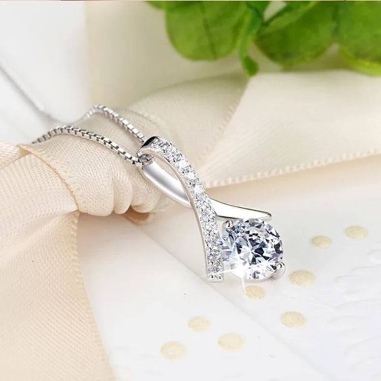To My Daughter-Fan Ribbon-Alluring Beauty Necklace