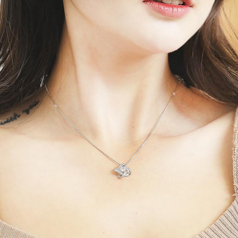 To My Soulmate-Queen-Love Knot Necklace