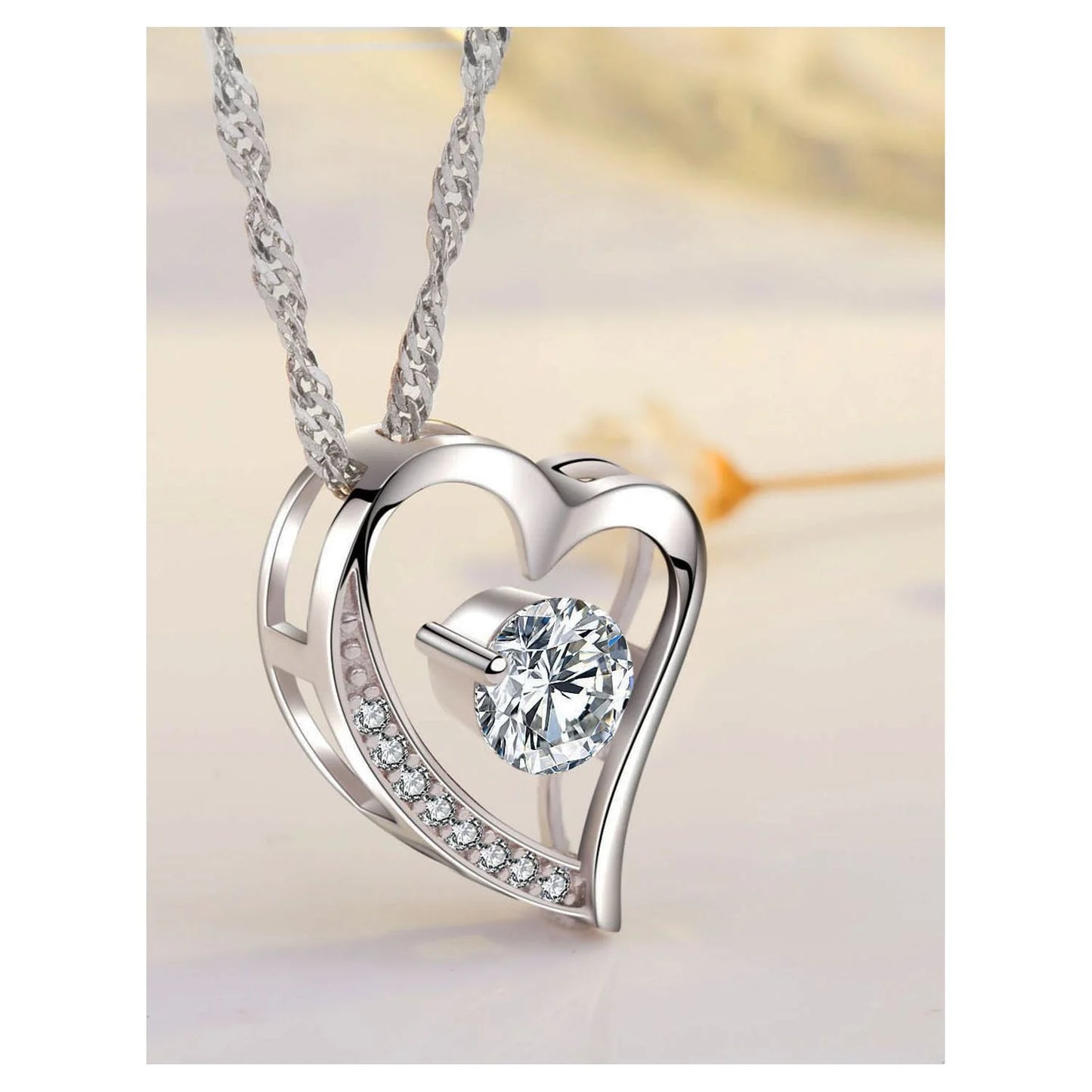Girlfriend-Hand in Hand-Forever Love Necklace