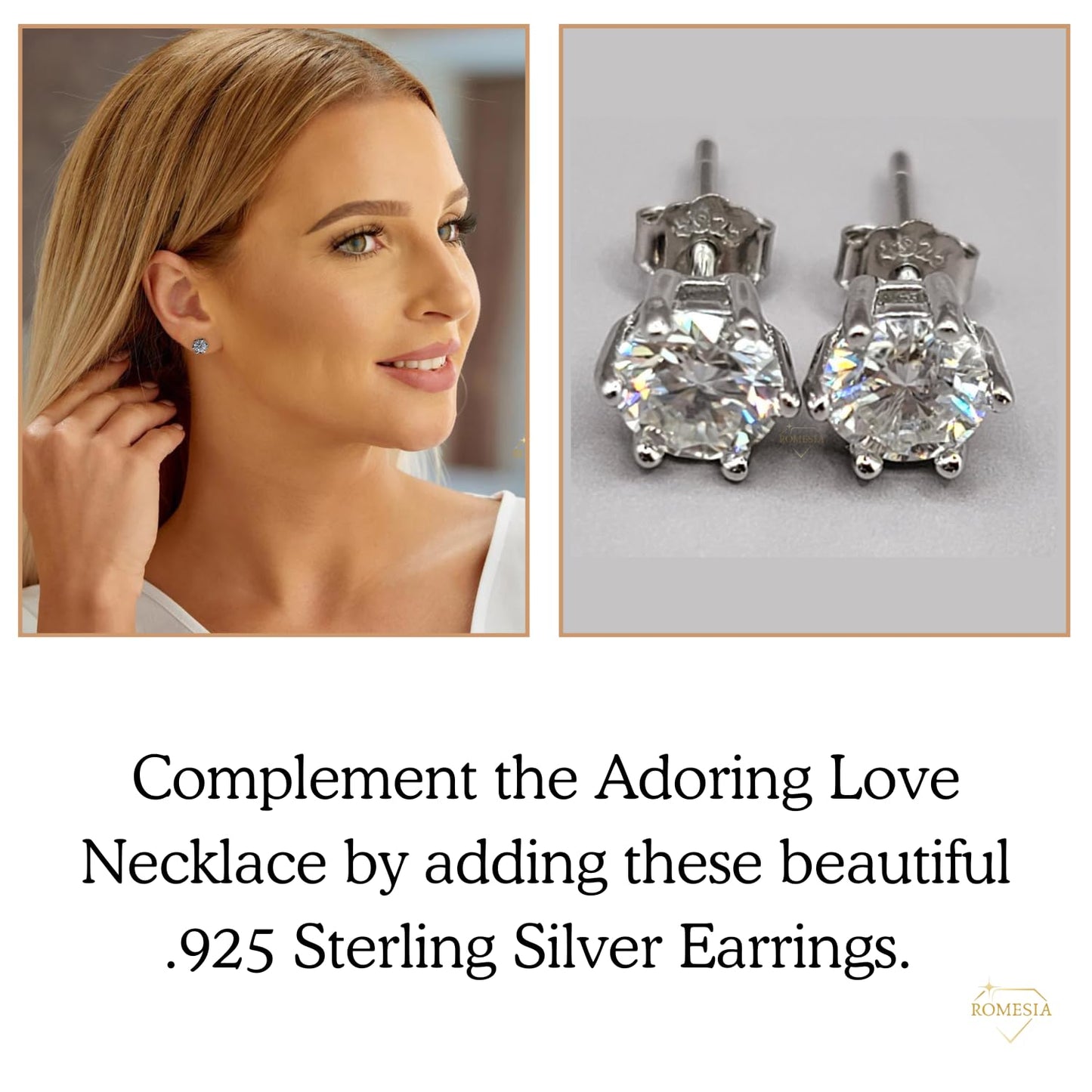 Our Daughter Necklace- Proudest Moment - 925 Sterling Silver Adoring Love Necklace