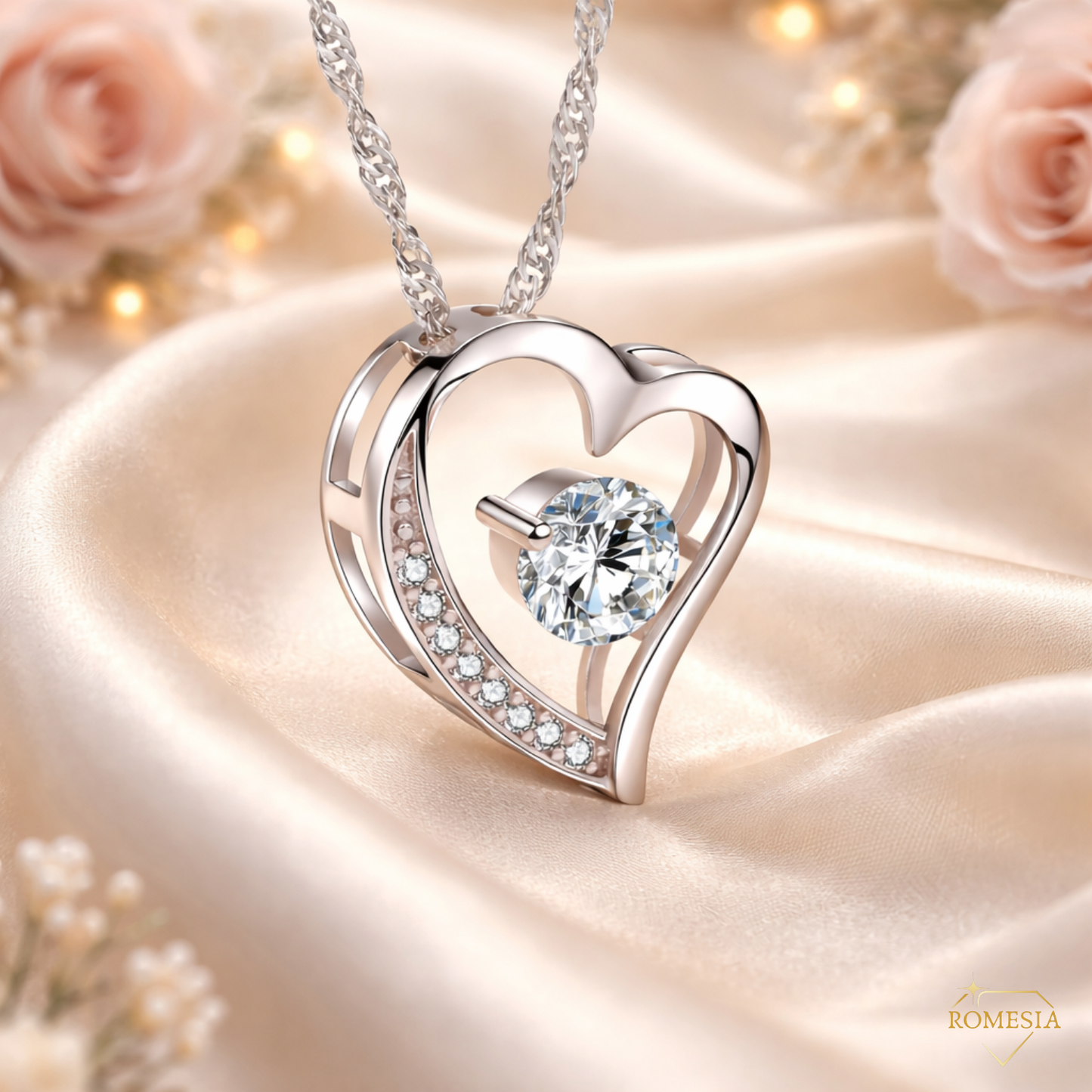 To My Soulmate-Queen- Forever Love Necklace w/Earrings