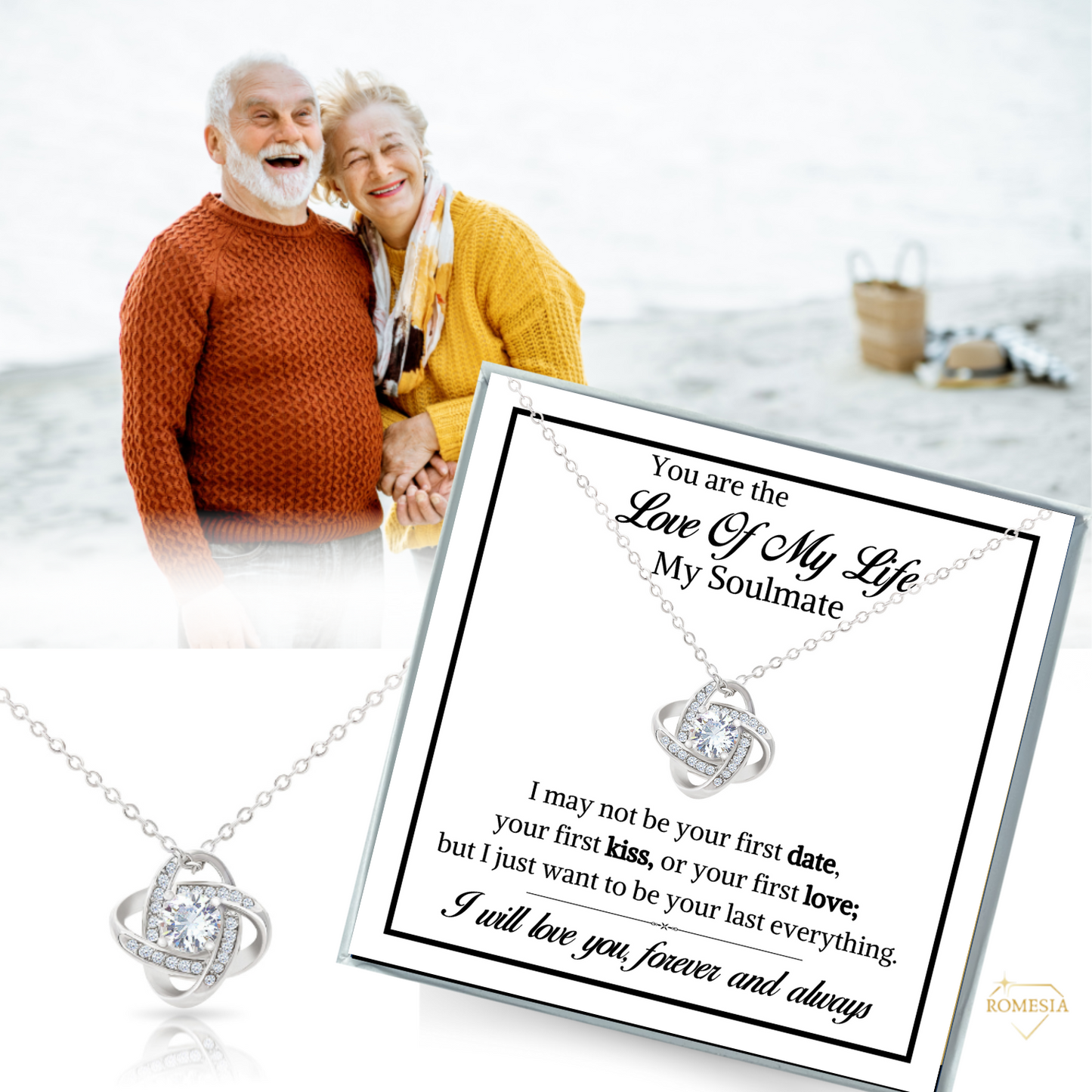 The Love of my life-Love Knot Necklace