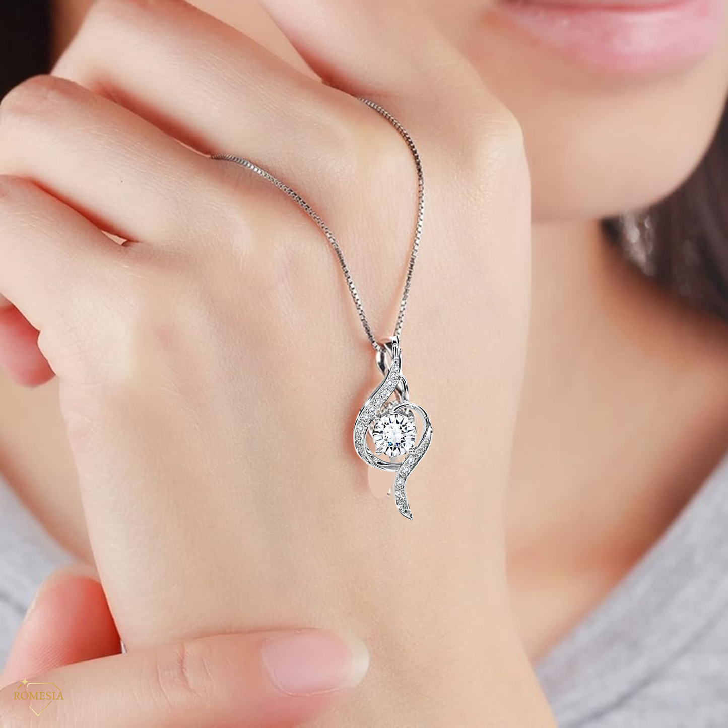 To My Daughter- Adoring Love Pendent- Endless Light