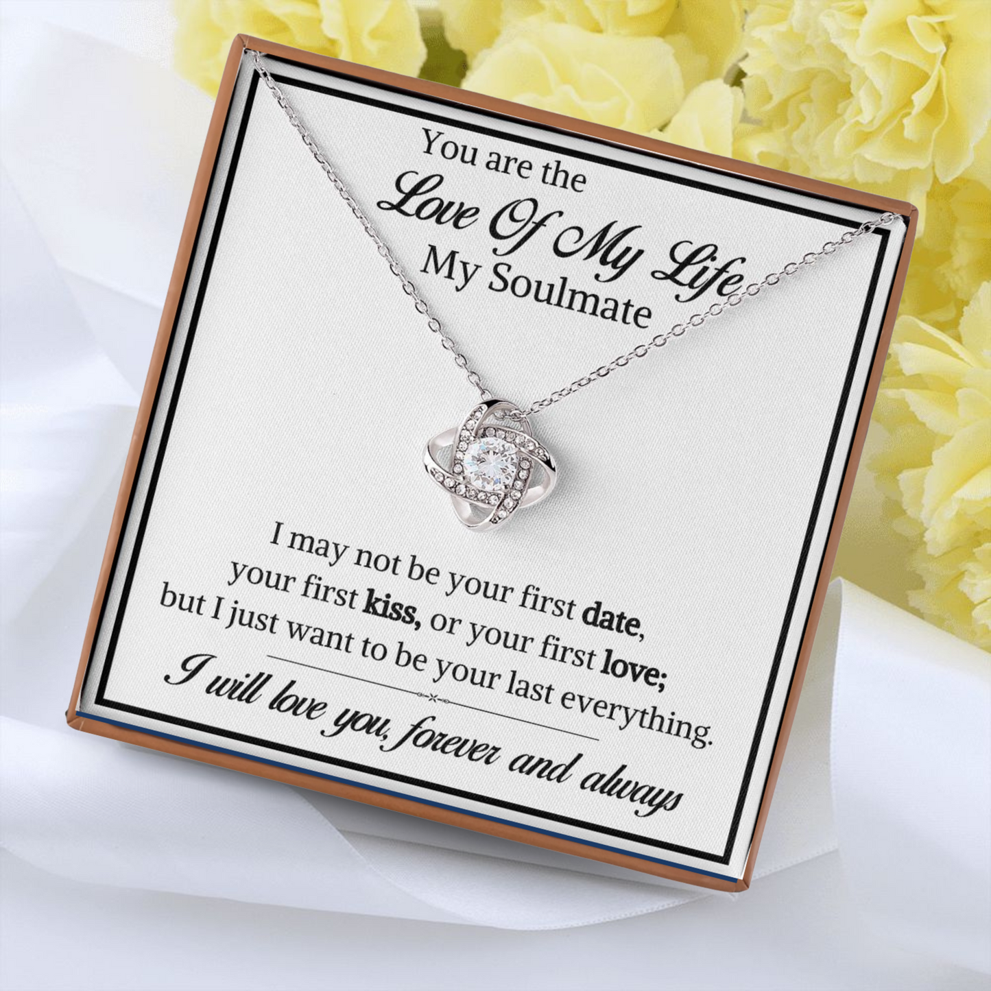 The Love of my life-Love Knot Necklace