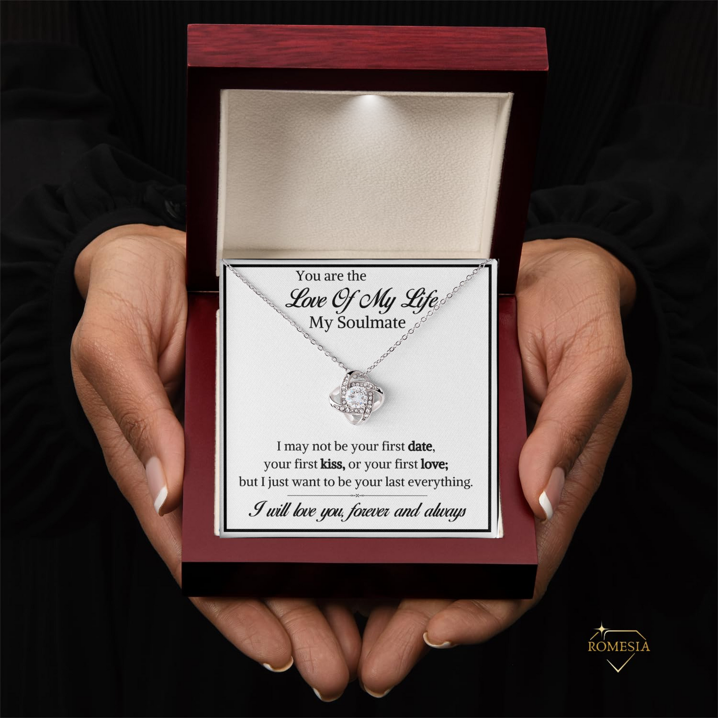 The Love of my life-Love Knot Necklace