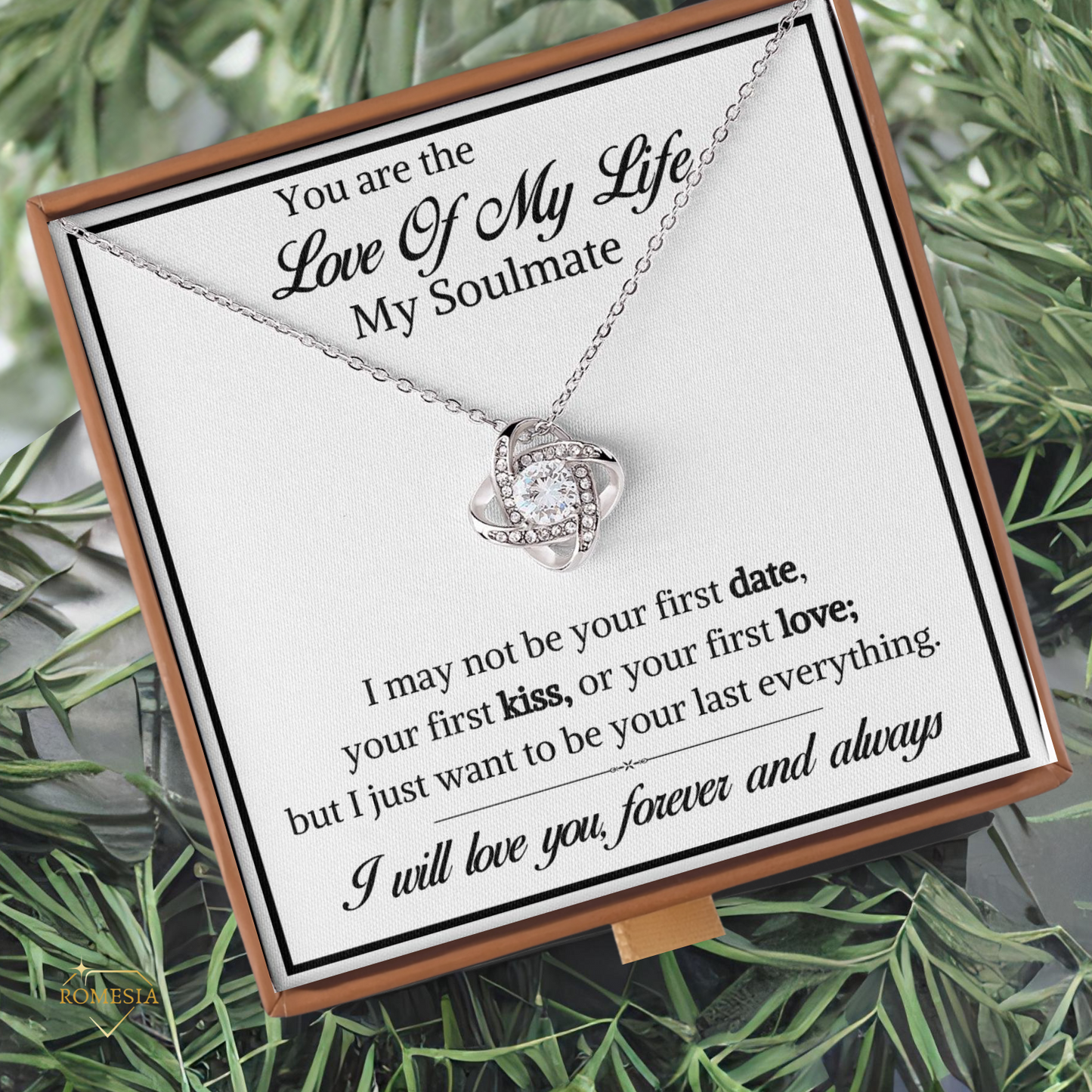 The Love of my life-Love Knot Necklace