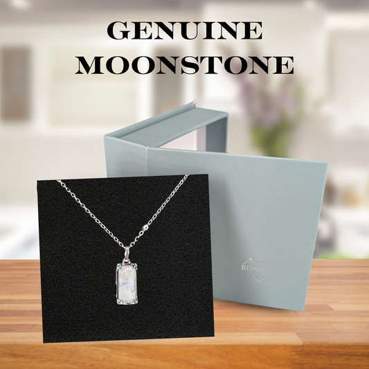 Real Genuine Moonstone -" Sterling Silver Pendent", New Beginnings