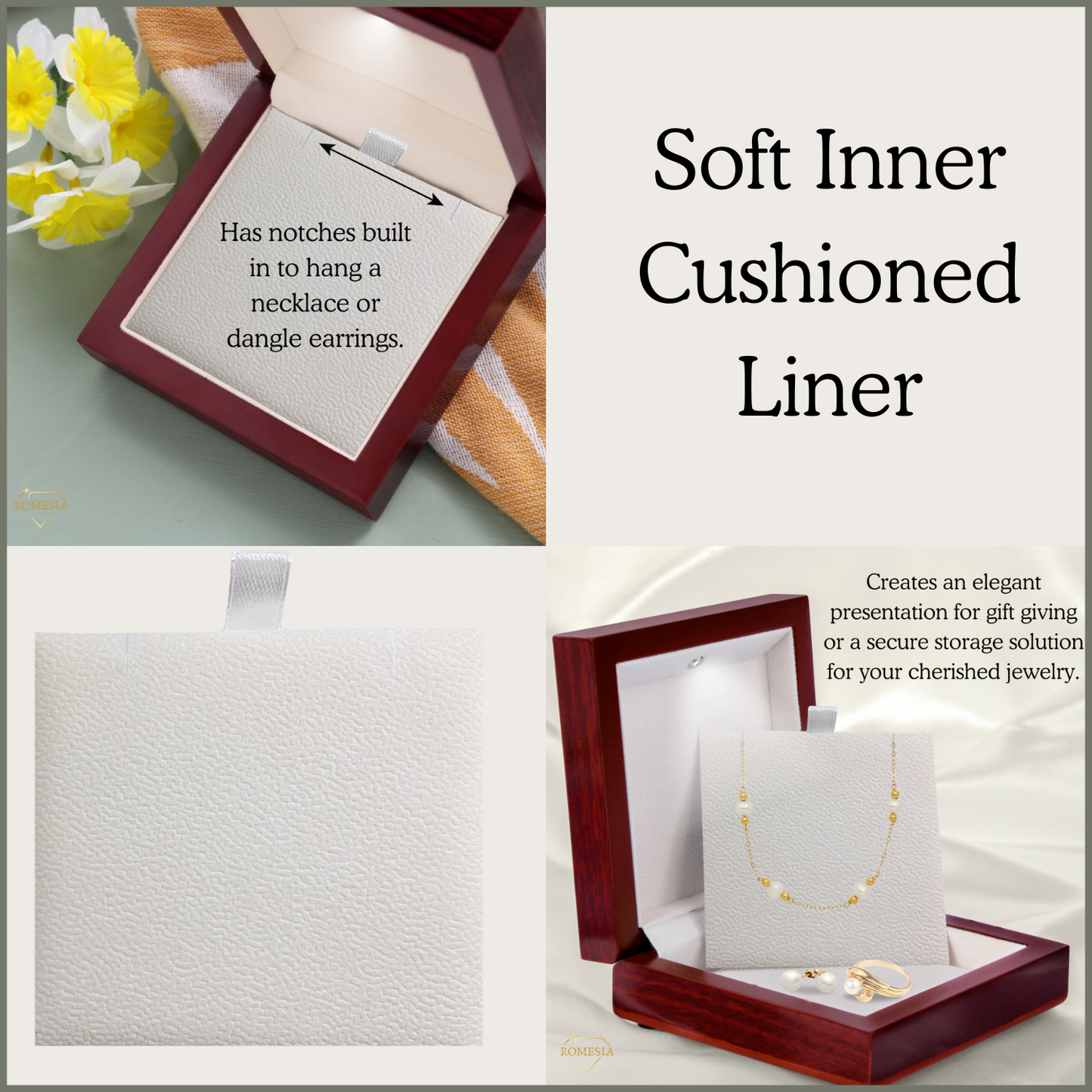 Mahogany Style Gift Box with LED light