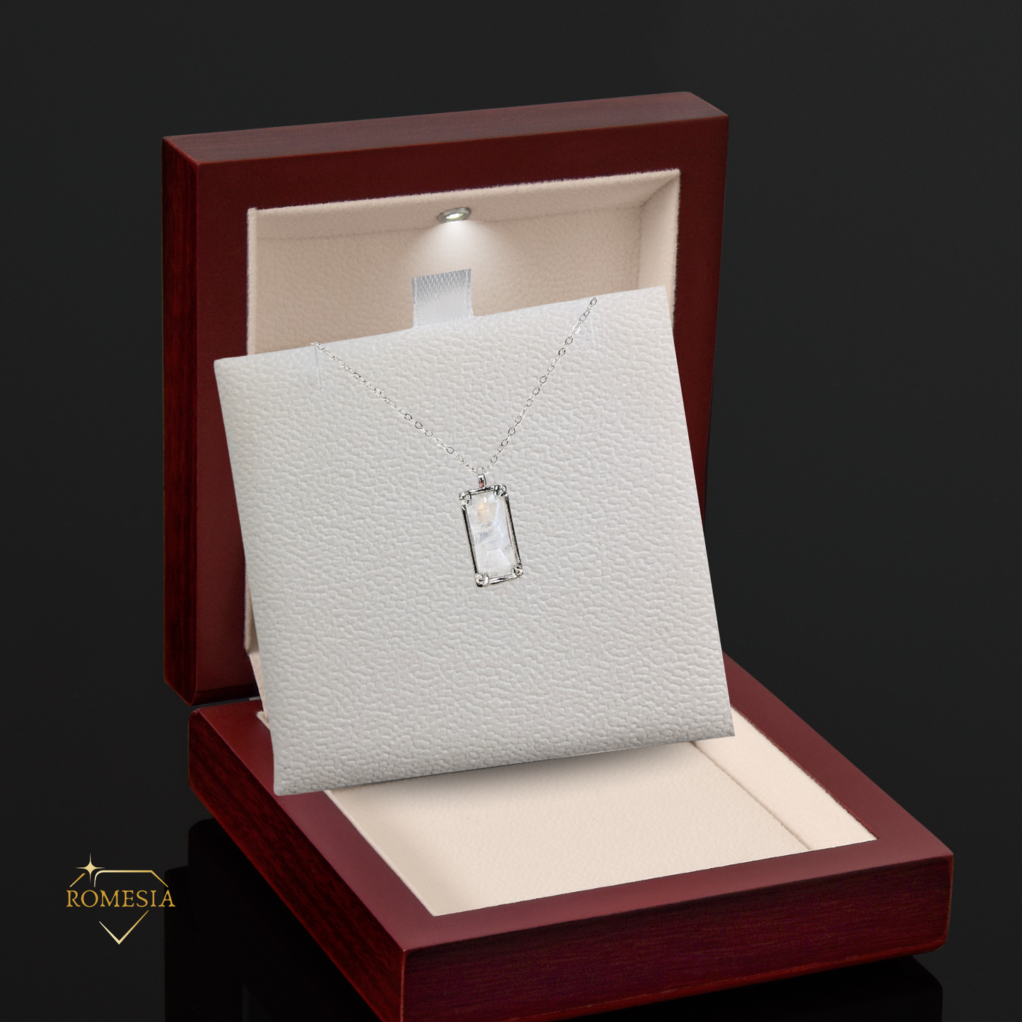 Real Genuine Moonstone -" Sterling Silver Pendent", New Beginnings