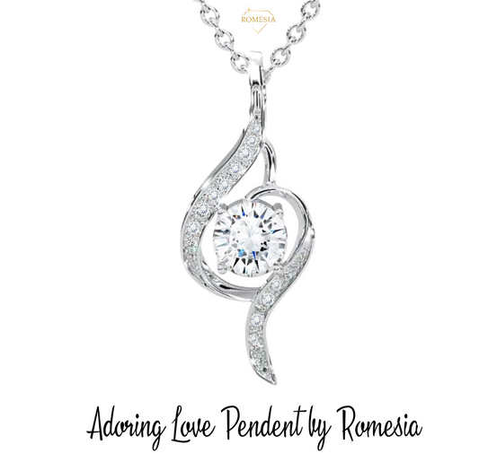 To My Beautiful Wife-My Love- Adoring Love Necklace