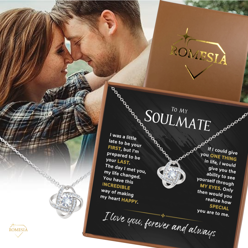 Soulmate-One thing in life-Love Knot Necklace
