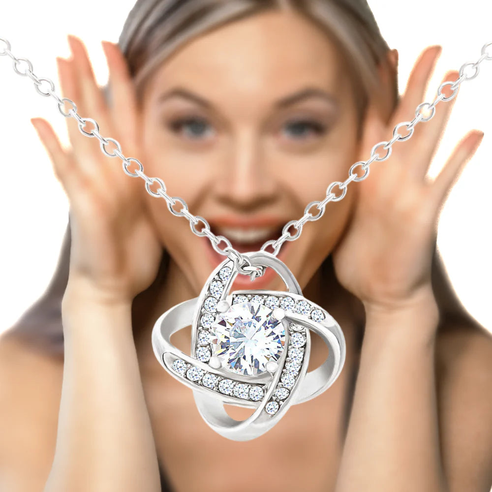 To My Daughter-Viking- Love Knot Necklace