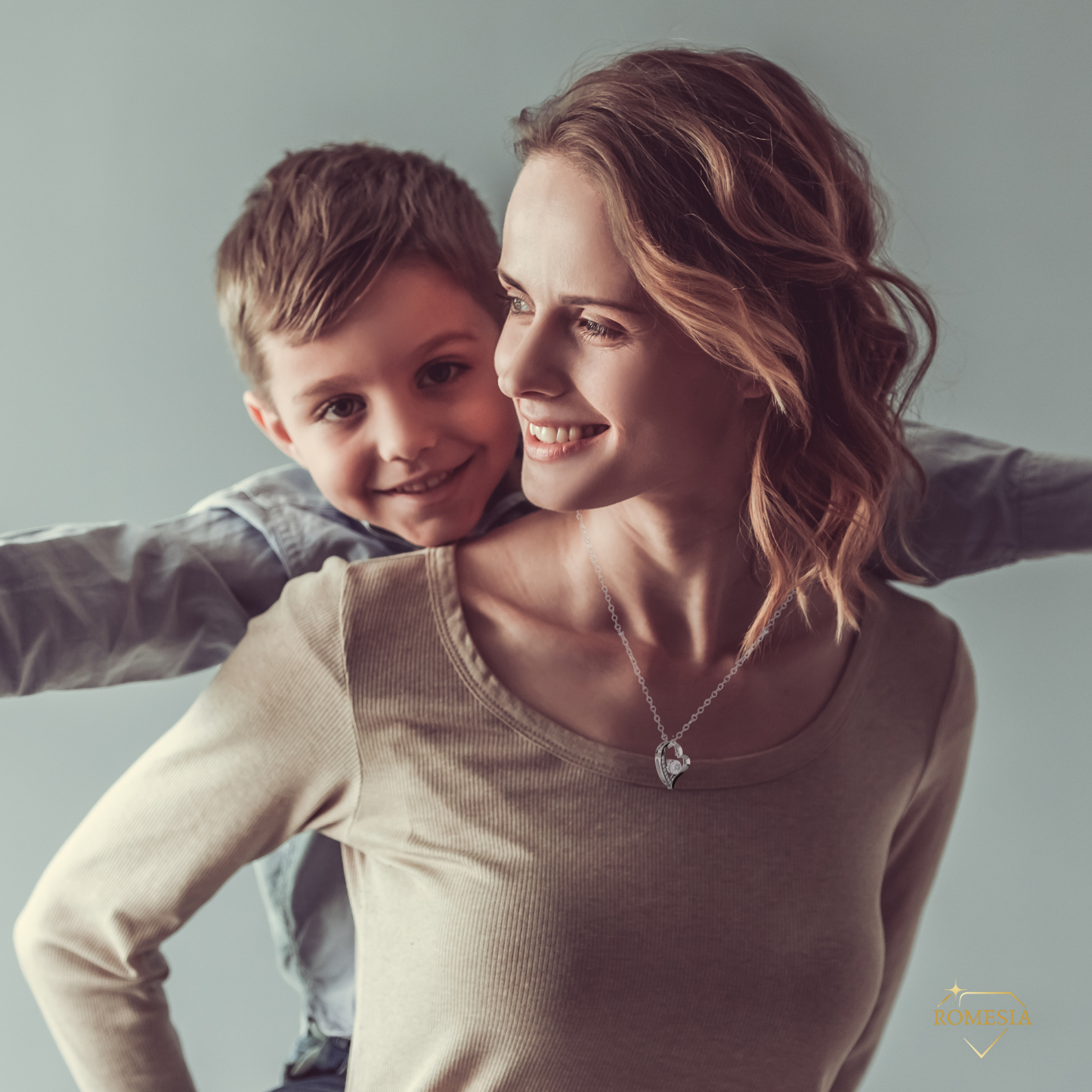 To My Mom from Son- Special Bond- Forever Love Necklace