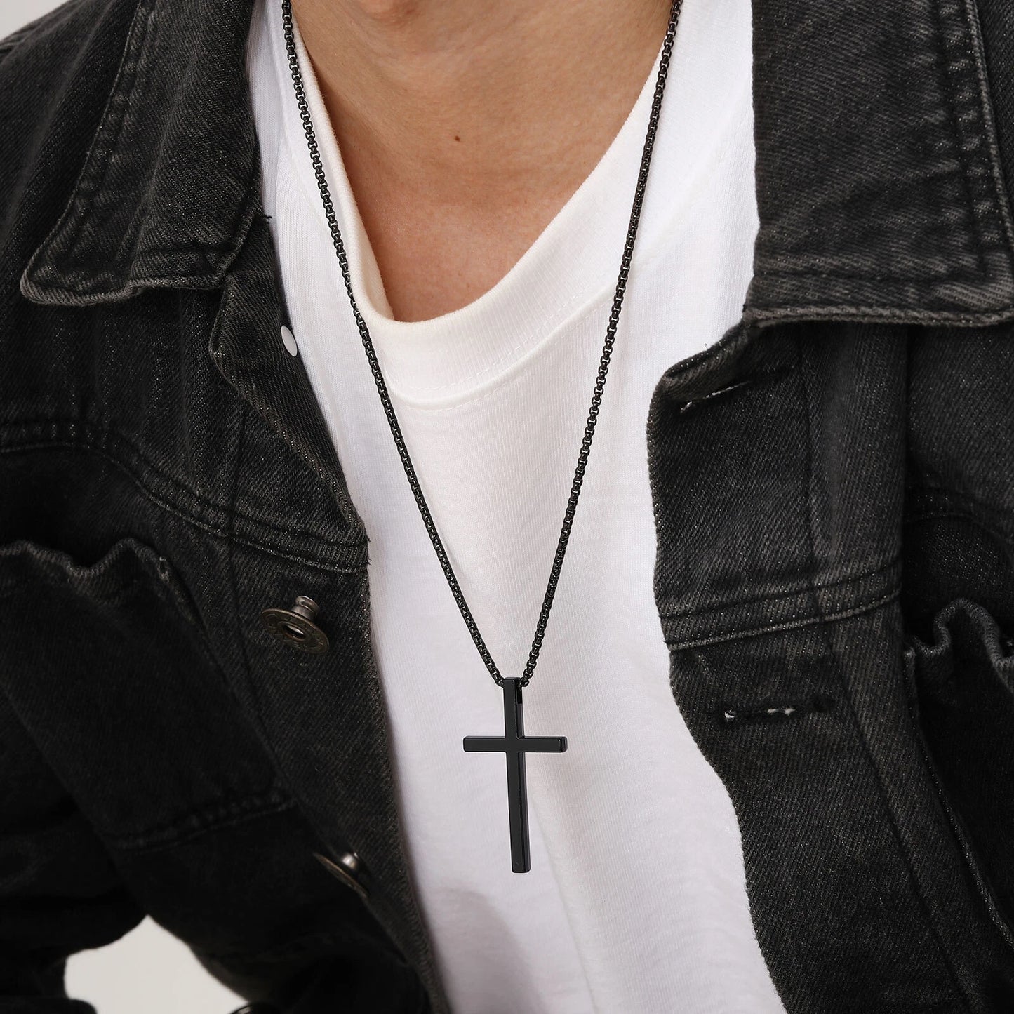 To My Son- Stainless Steel Cross Necklace- No Limits