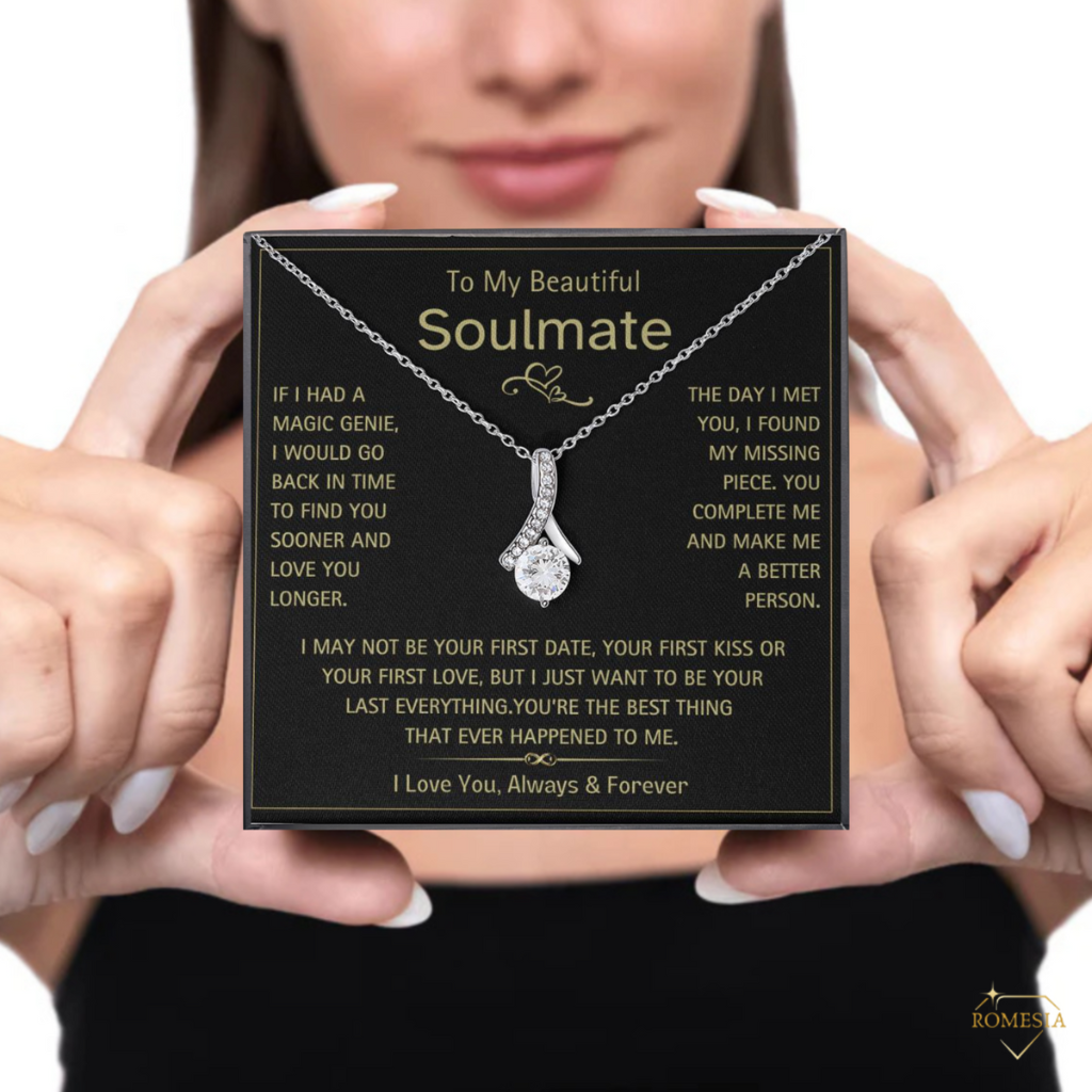 To My Beautiful Soulmate- Magic Genie- Alluring Beauty Necklace