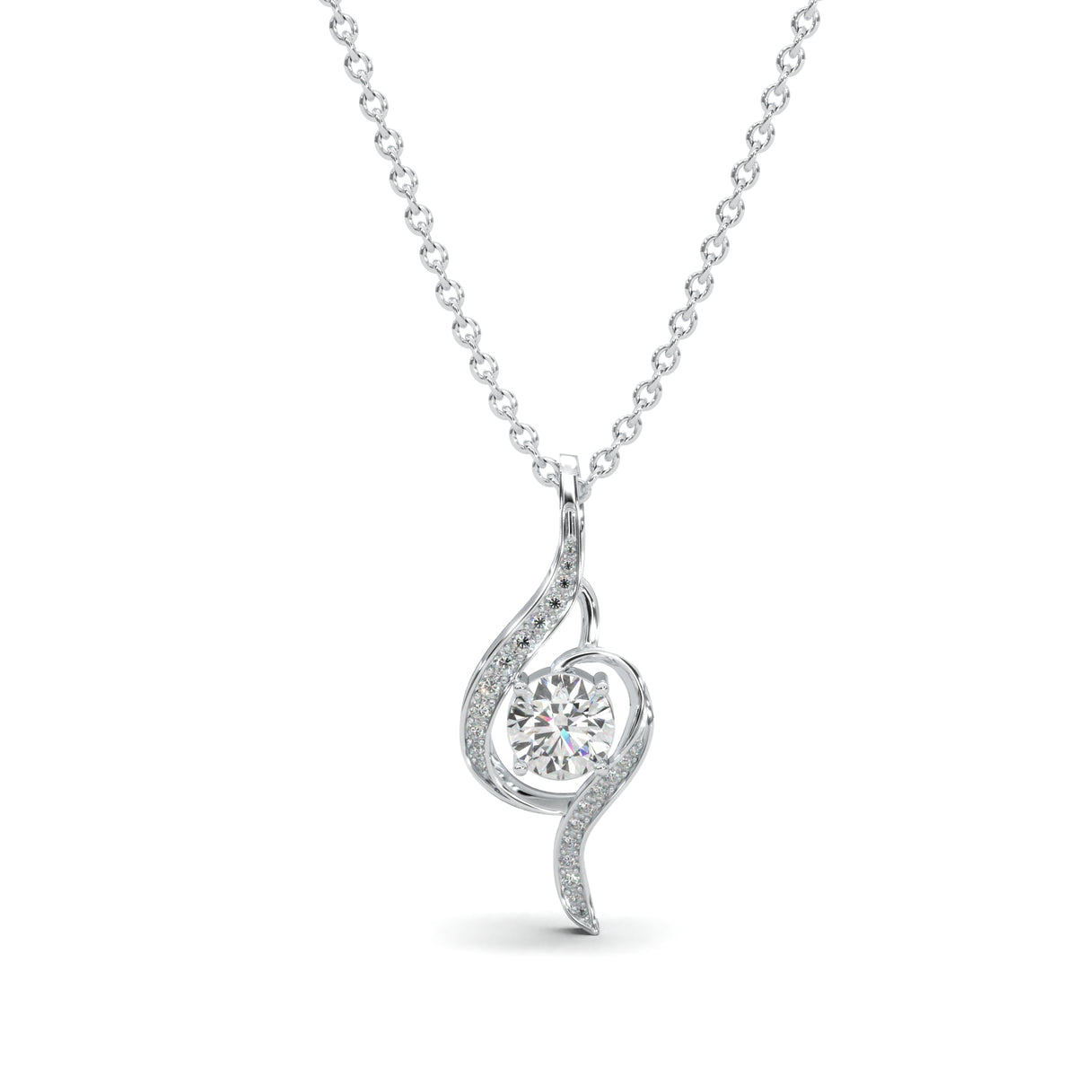 Bonus Daughter Sterling Silver Teardrop Necklace from Mom