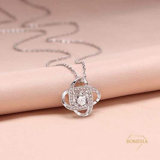 To My Soulmate-Queen-Love Knot Necklace