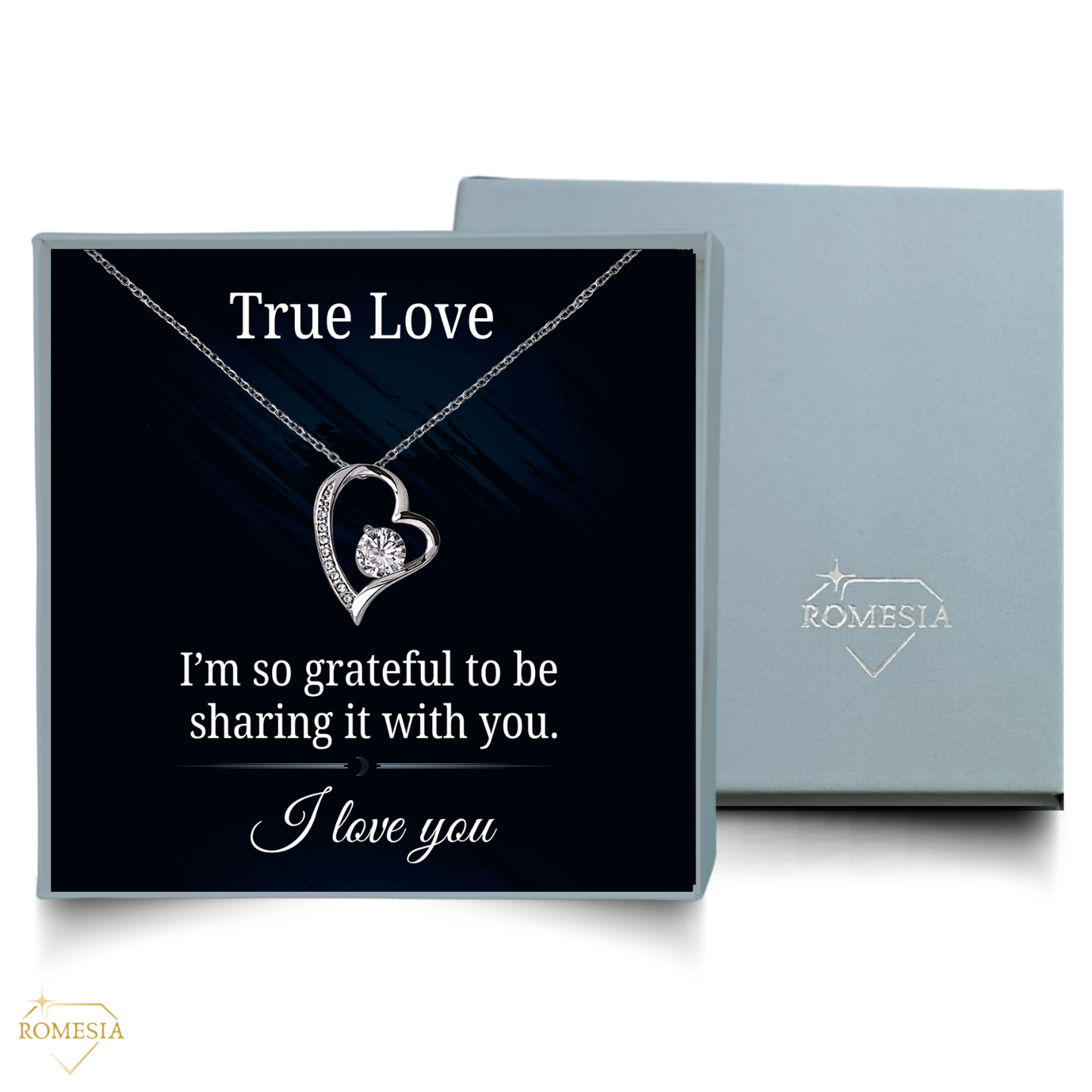 TRUE LOVE- Forever Love Pendent for Her