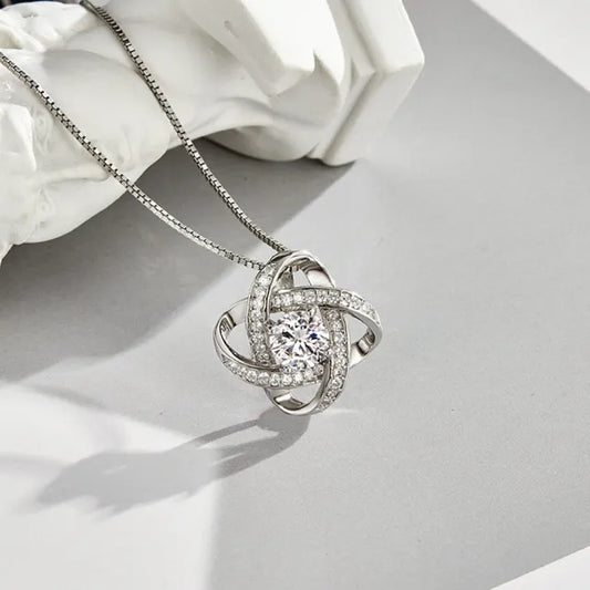 Soulmate-One thing in life-Love Knot Necklace