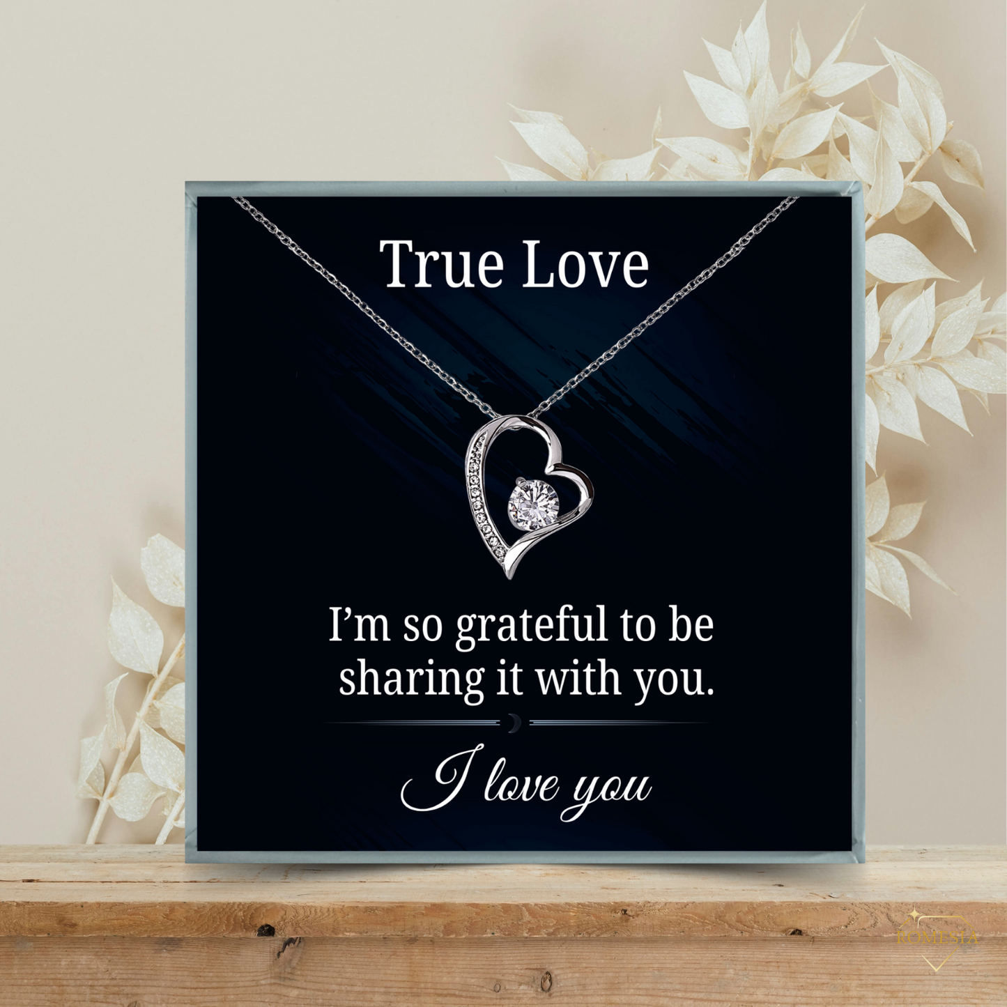 TRUE LOVE- Forever Love Pendent for Her