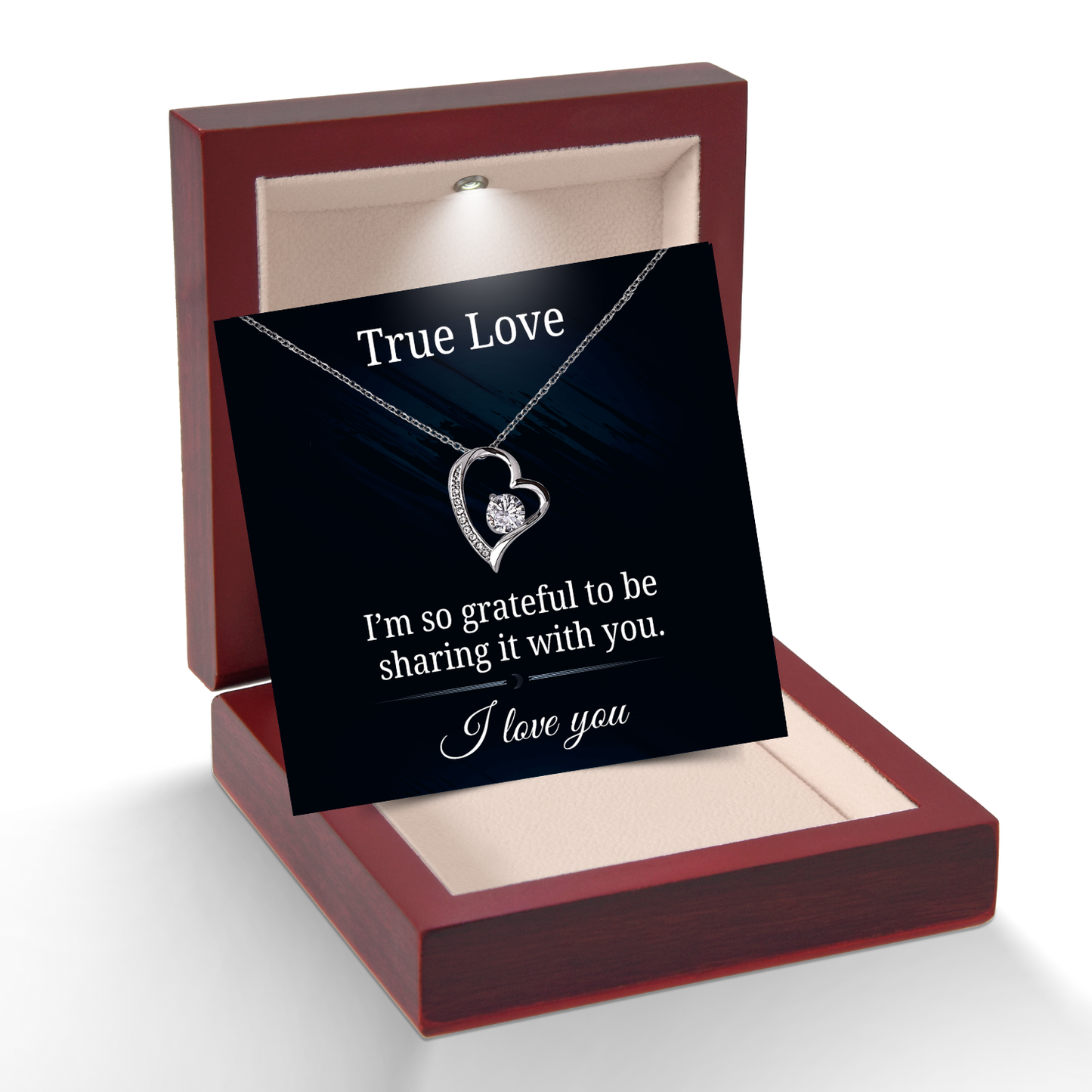 TRUE LOVE- Forever Love Pendent for Her