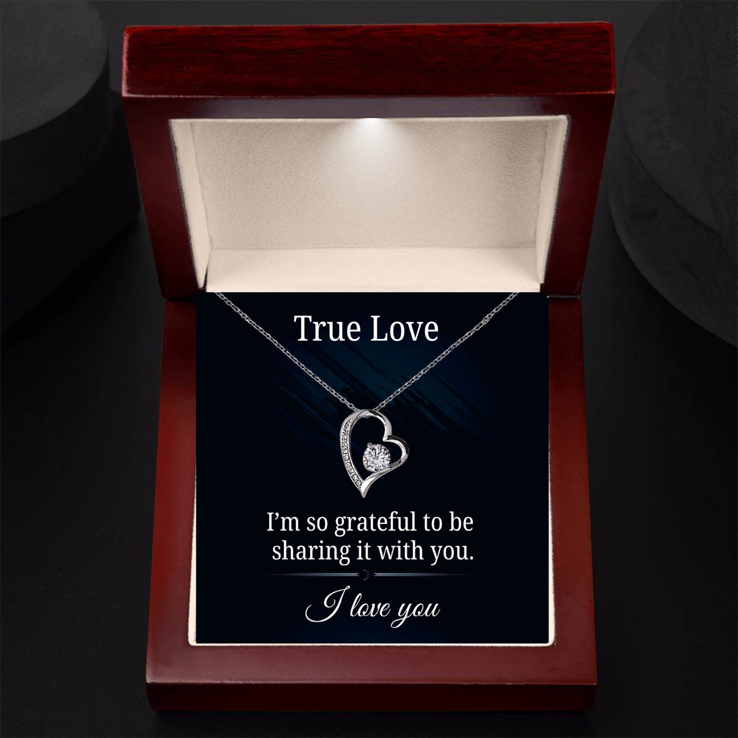 TRUE LOVE- Forever Love Pendent for Her