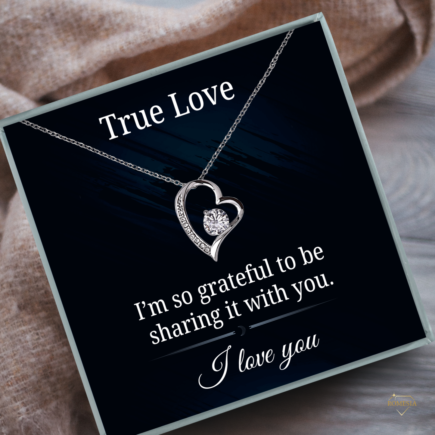 TRUE LOVE- Forever Love Pendent for Her