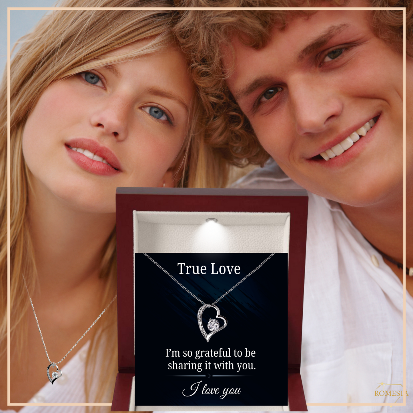 TRUE LOVE- Forever Love Pendent for Her