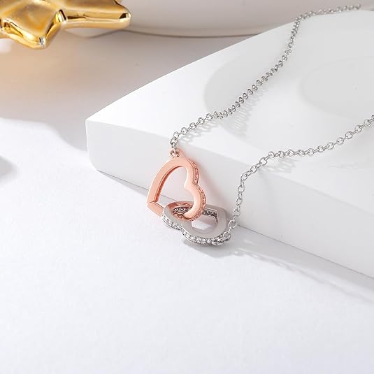 To My Daughter- Biggest Fan Interlocking Hearts