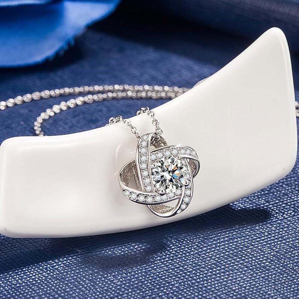 Soulmate-One thing in life-Love Knot Necklace