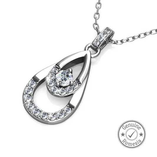 To My Daughter In Law- Daughter In Heart- Twilight Teardrop Necklace