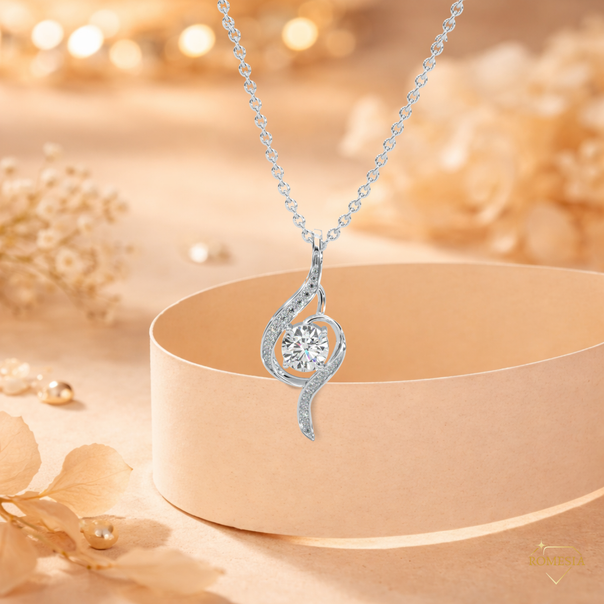 Bonus Daughter Sterling Silver Teardrop Necklace from Mom