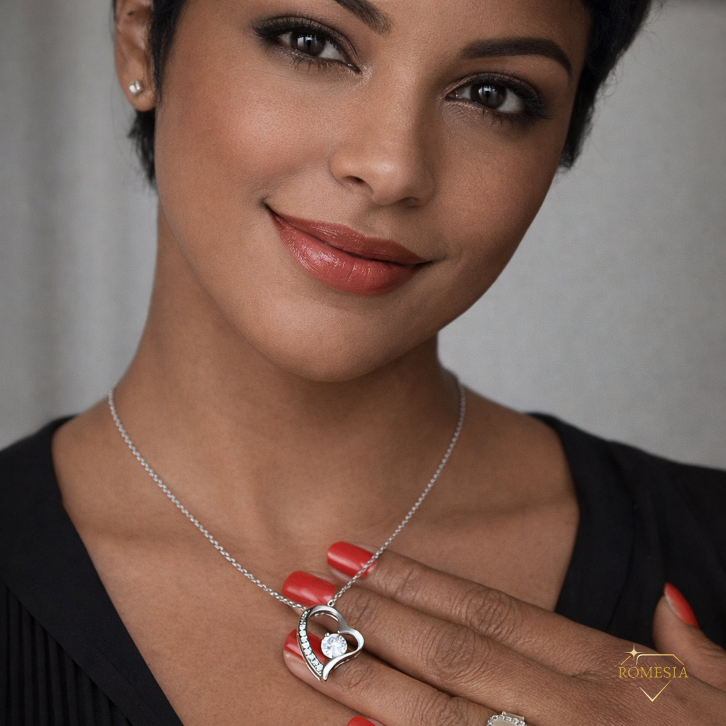 To My Soulmate-Queen- Forever Love Necklace w/Earrings