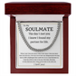 To My Soulmate-Partner for life- Womens Cuban Chain Necklace