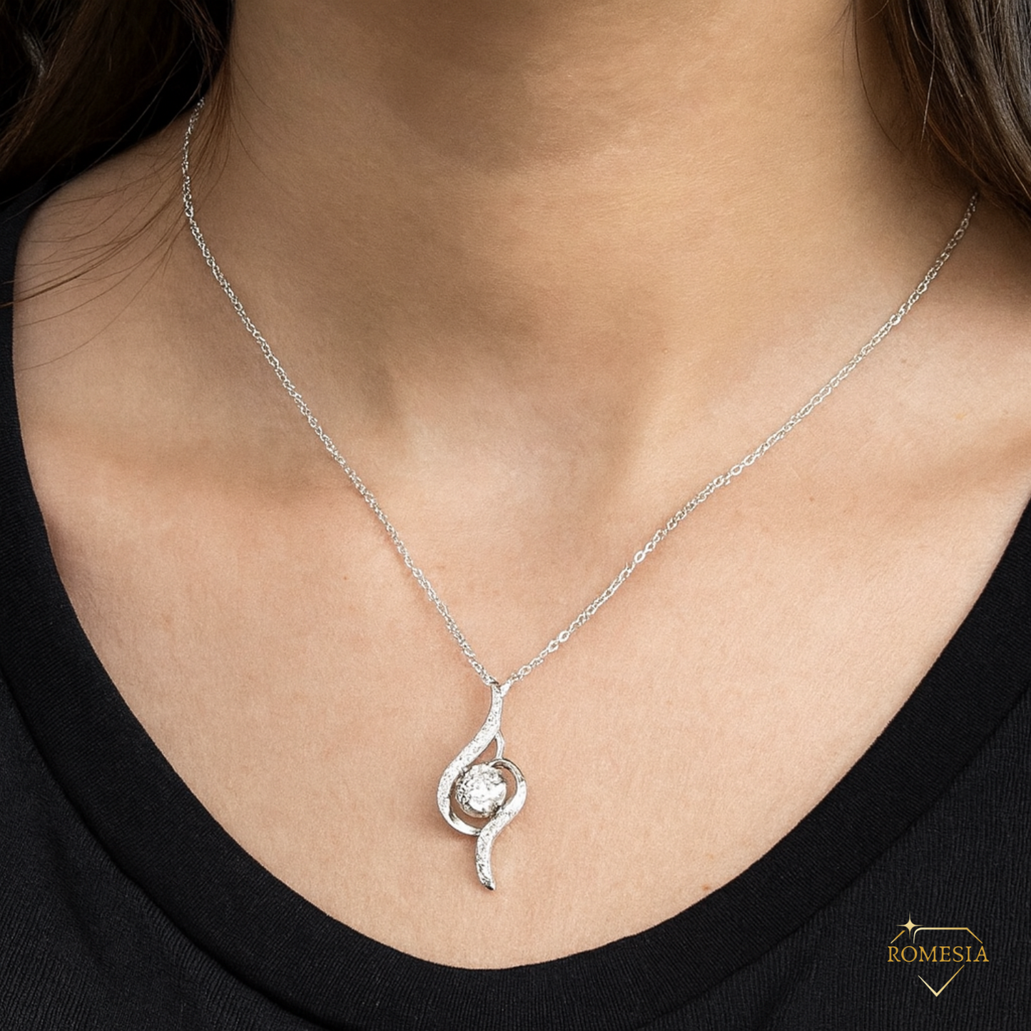 Granddaughter Adoring Love Sterling Silver Pendent- Endless Light