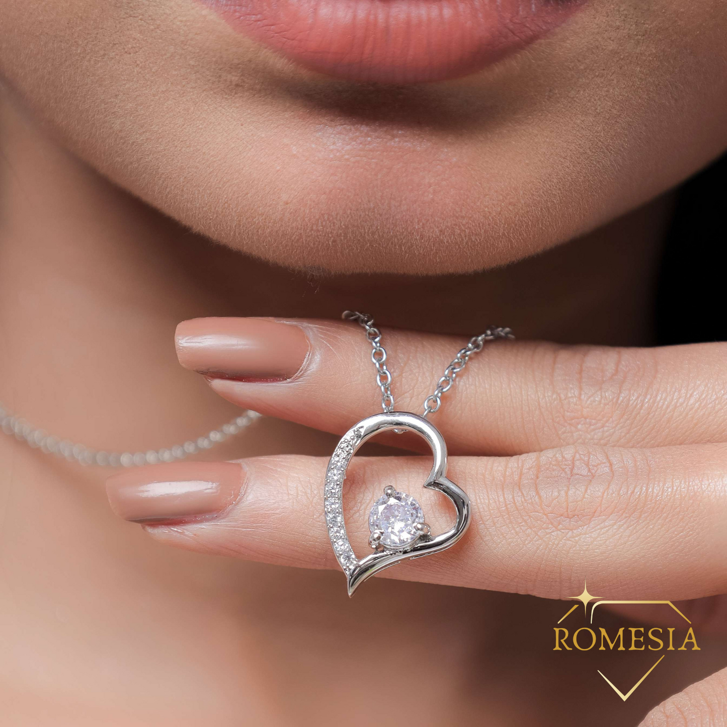 Daughter heart necklace from Dad with message card- "Fan Forever", Necklace gift for Daughter from Dad