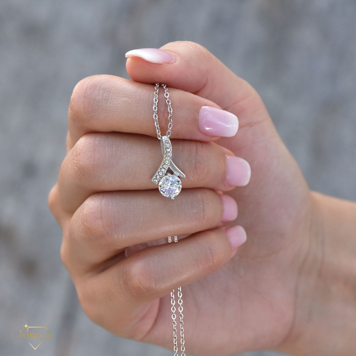 To My Wife Alluring Beauty Pendent- One Wish, Gift for Her