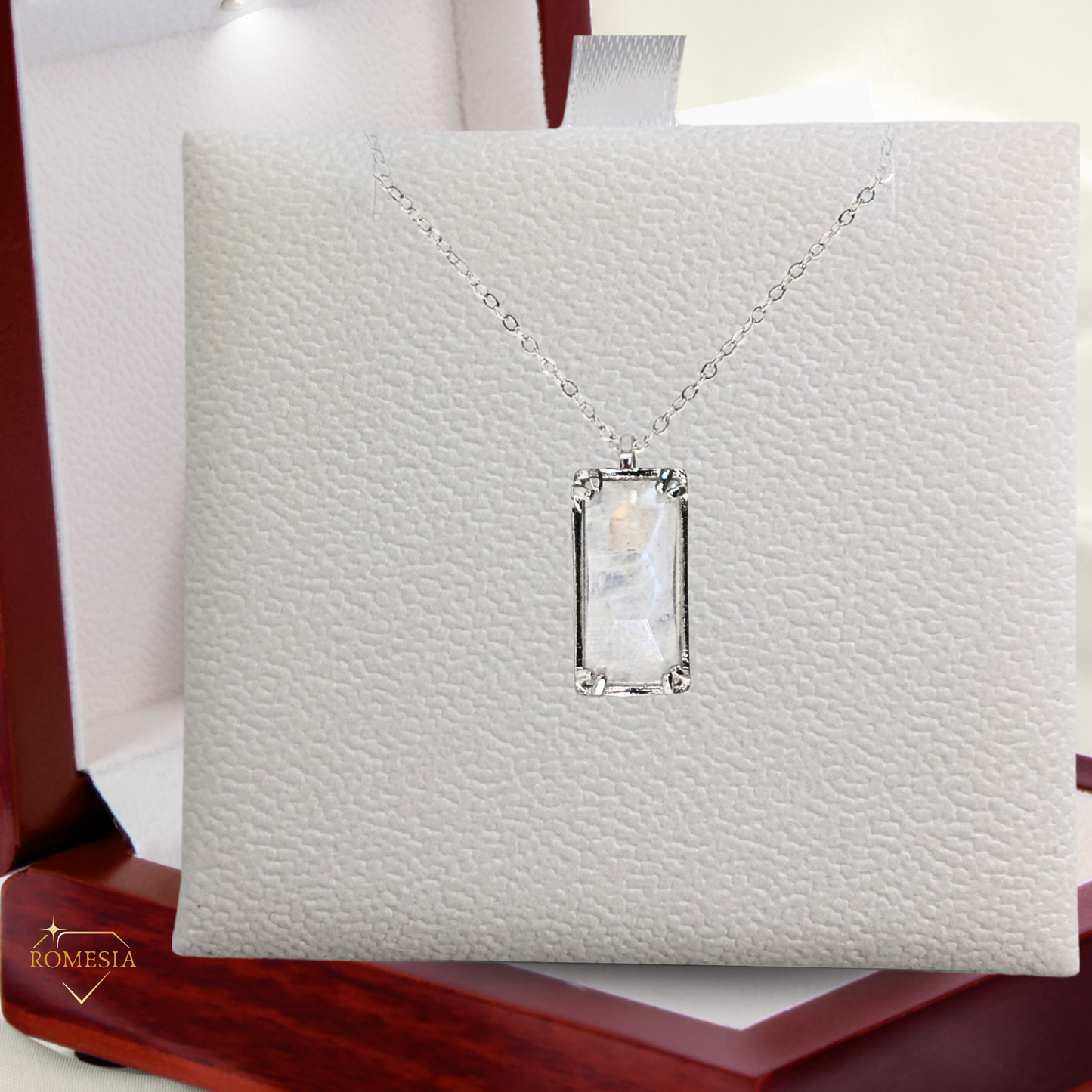 Real Genuine Moonstone -" Sterling Silver Pendent", New Beginnings