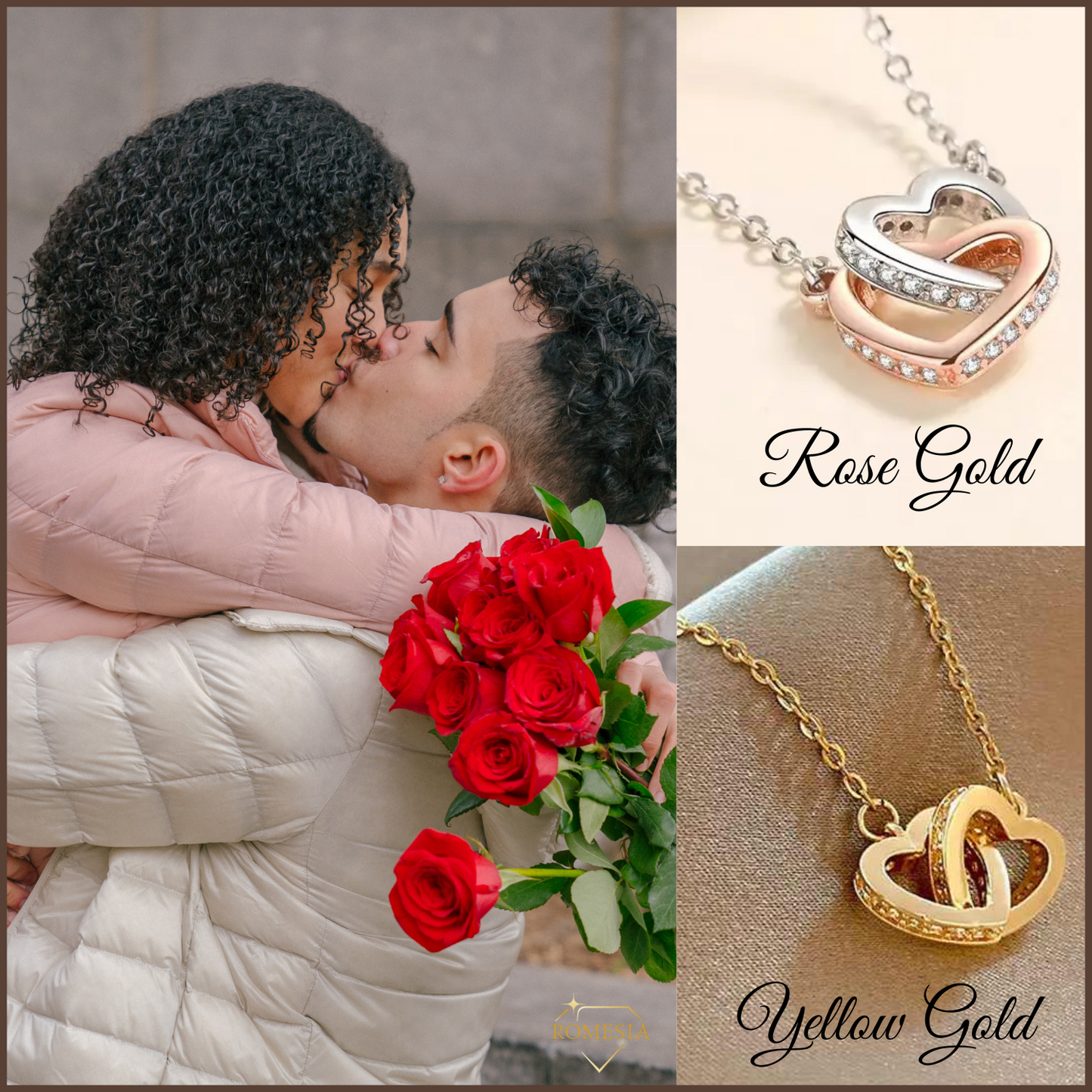 To My Amazing Girlfriend-Missing Piece-Forever Love Promise Necklace