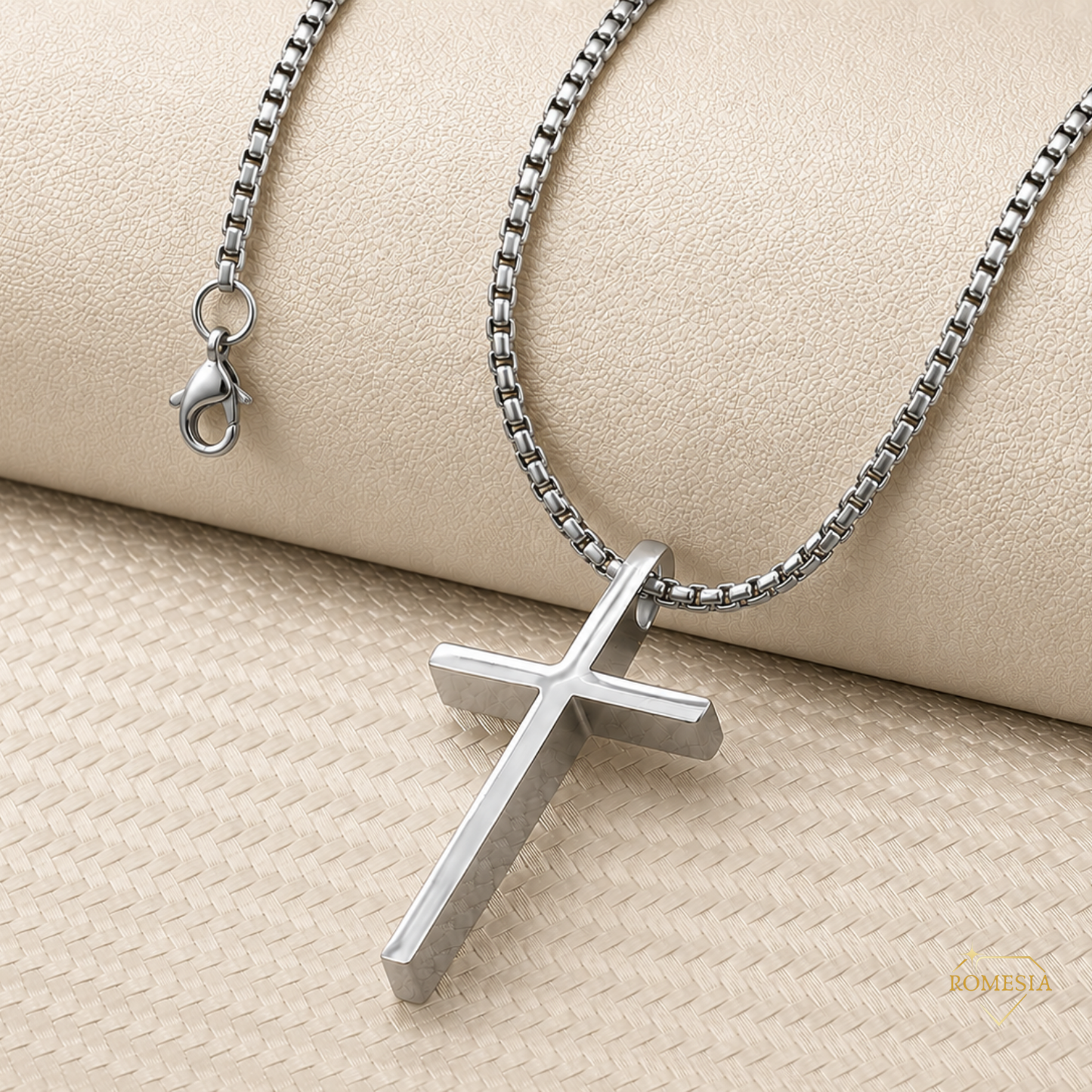 To My Man-Stainless Steel Cross Pendent for Him