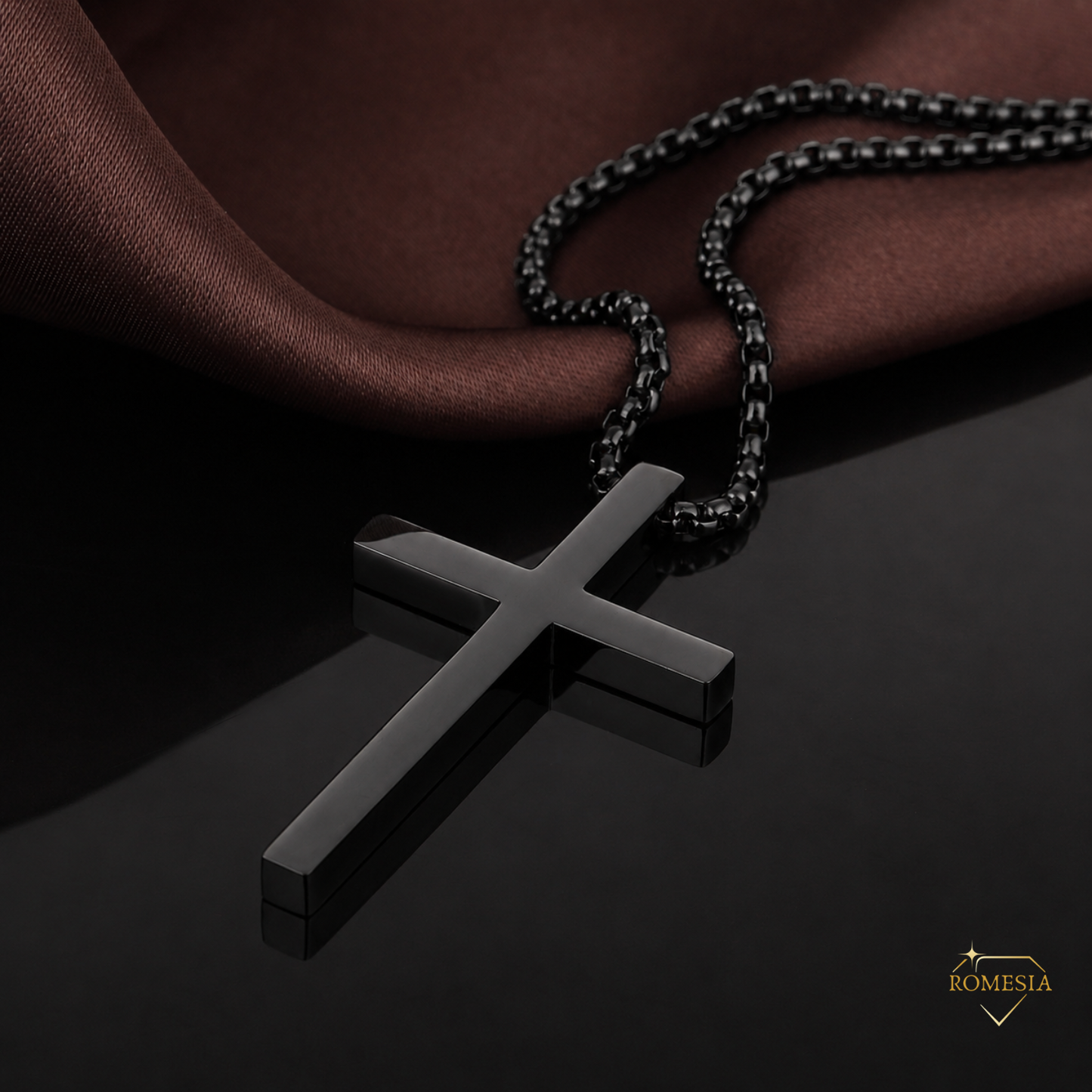 To My Man-Stainless Steel Cross Pendent for Him