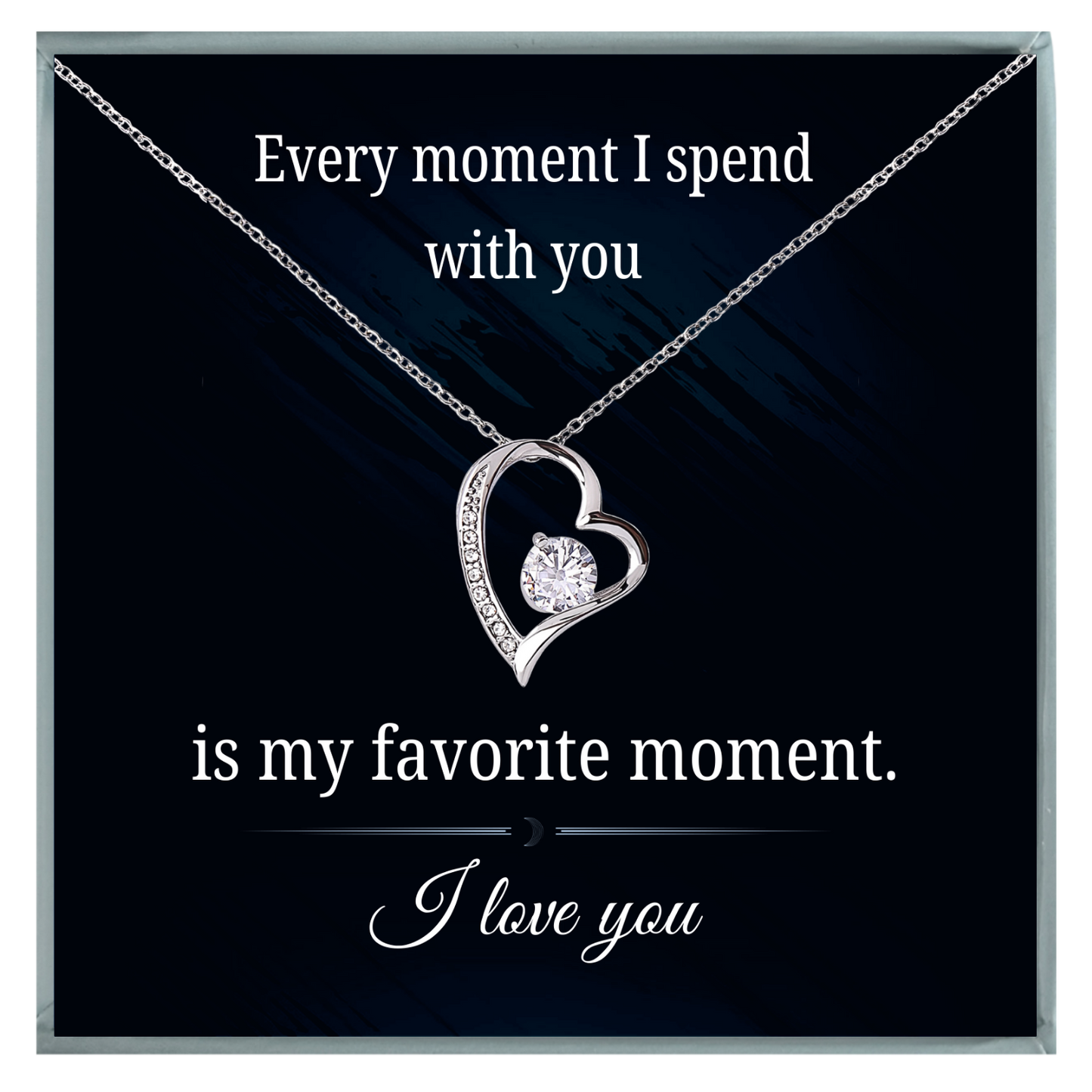 FAVORITE MOMENT- Forever Love Pendent for Her