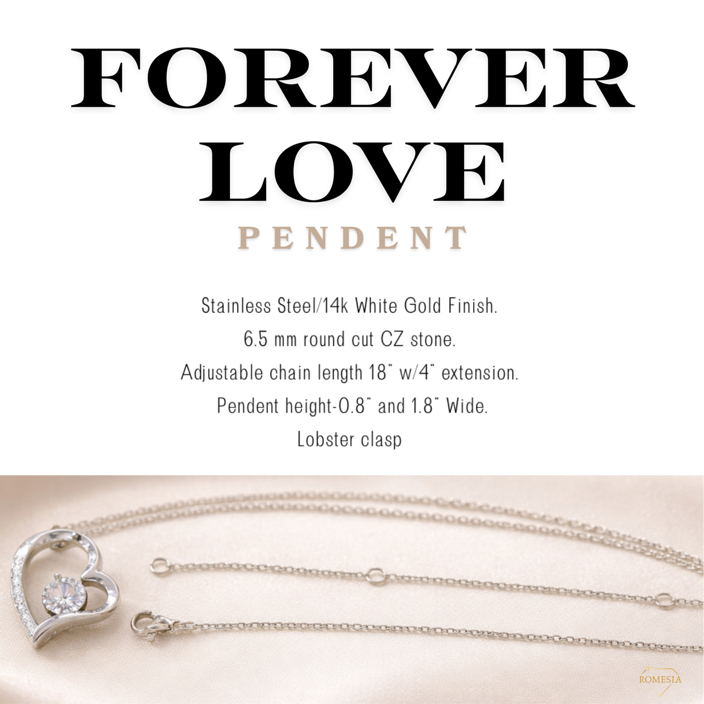 AMAZING- Forever Love Pendent for Her