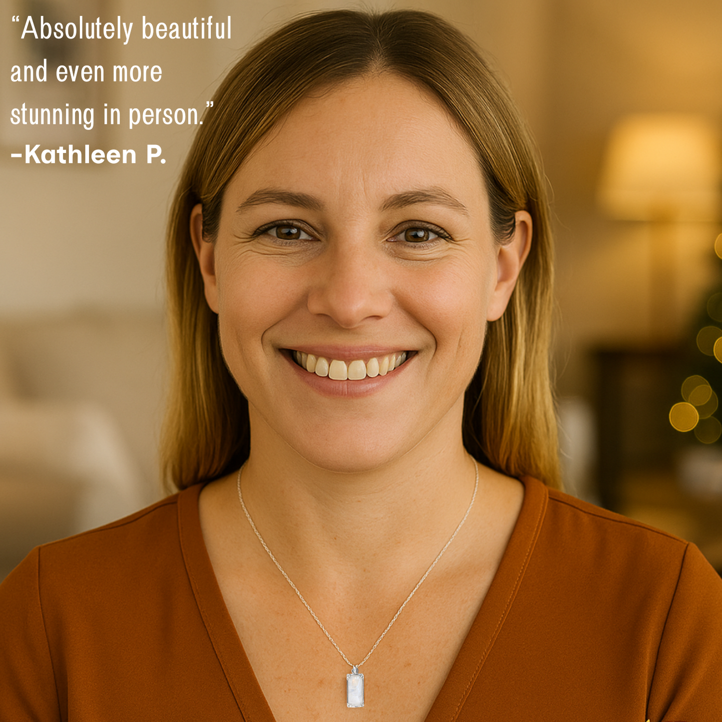 Real Genuine Moonstone - "Inner Growth" Sterling Silver Pendent