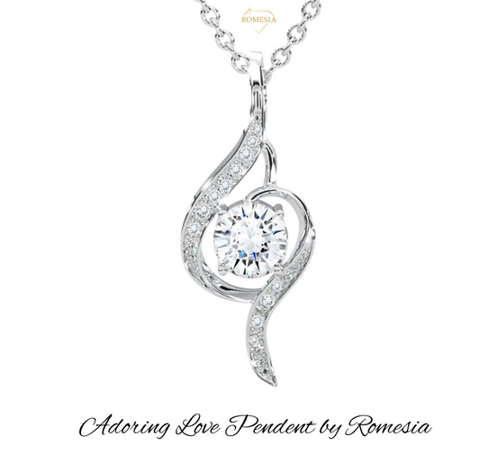 Our Daughter Necklace- Proudest Moment - 925 Sterling Silver Adoring Love Necklace