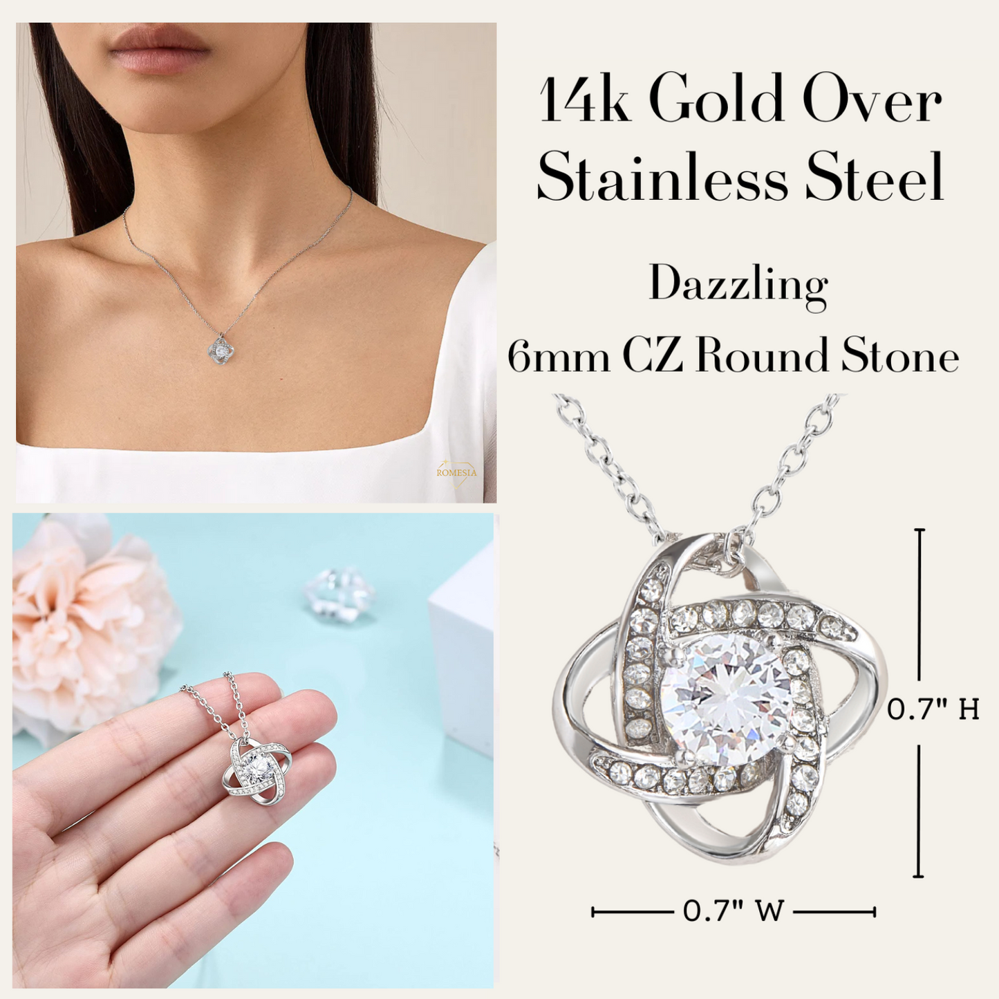 To My Beautiful Daughter- Crown- Forever Love Necklace