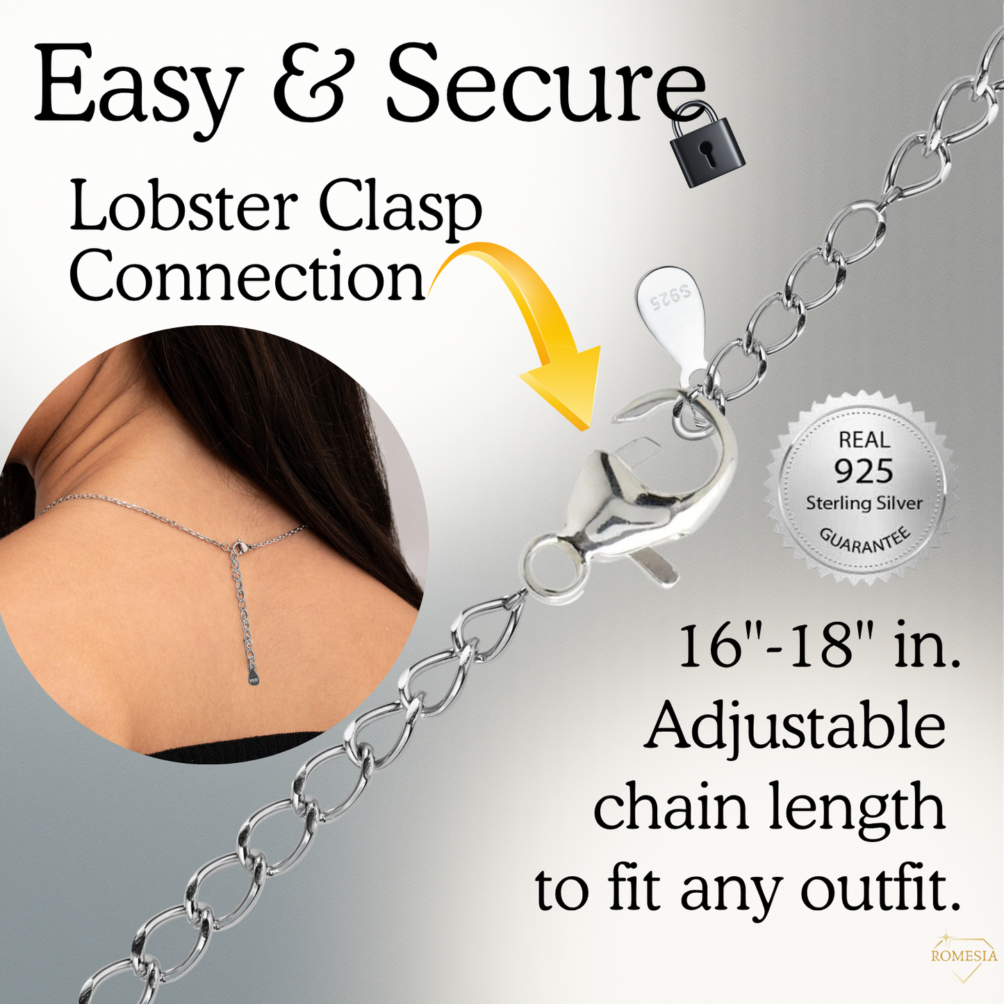 To My Daughter- Endless Light- Sterling Silver Double Ring Pendent