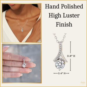 To My Bonus Daughter- Endless Light- Alluring Beauty Pendent