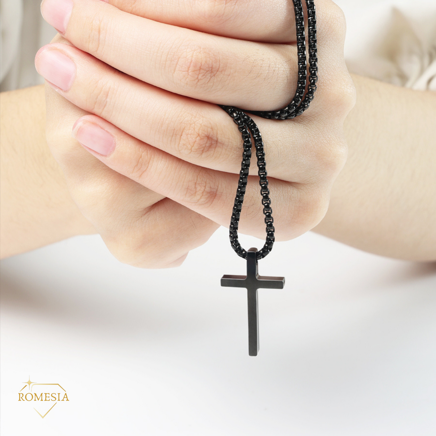 To My Son- Stainless Steel Cross Necklace- No Limits
