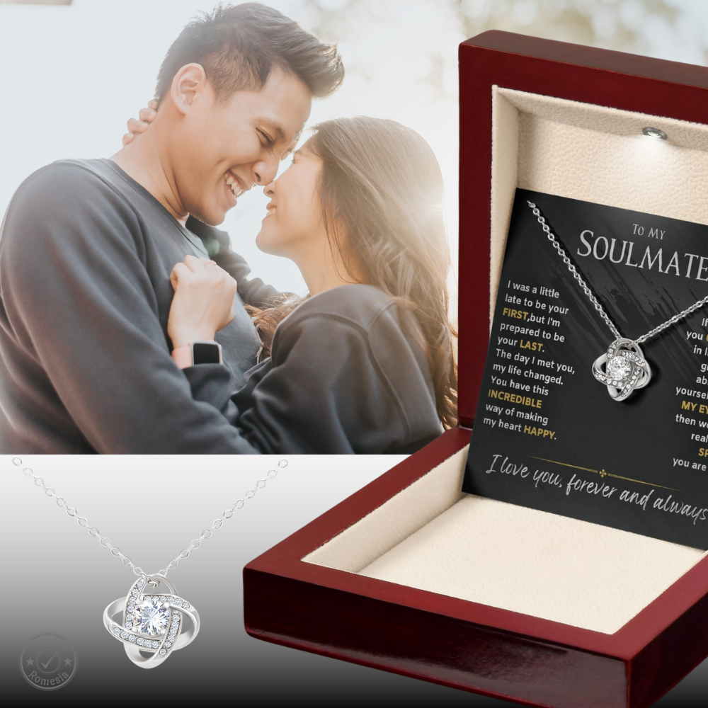 Soulmate-One thing in life-Love Knot Necklace